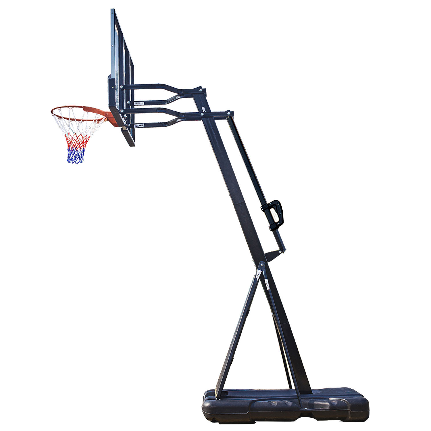 Баскетбольная стойка мобильная REACTIVE, щит из поликарбоната 127*80 см ДР244