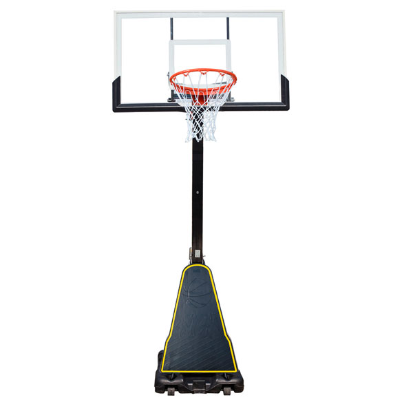 Баскетбольная стойка мобильная REACTIVE, щит из поликарбоната 127*80 см ДР244