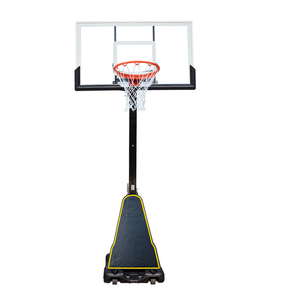 Мобильная баскетбольная стойка REACTIVE, щит из поликарбоната 152*90 см ДР248