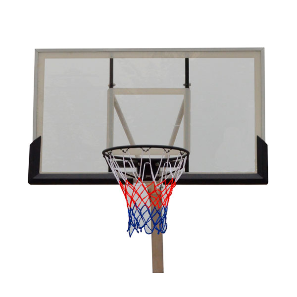 Мобильная баскетбольная стойка, щит из поликарбоната, 127х80 см ДР255