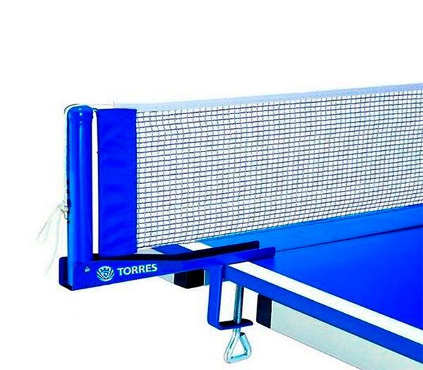 Сетка для настольного тенниса с метал. стойками, синяя ОТ5