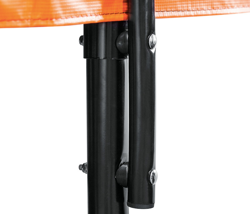 Батут с сеткой для детей KENGOO II D=244 см оранжево-черный DR-333