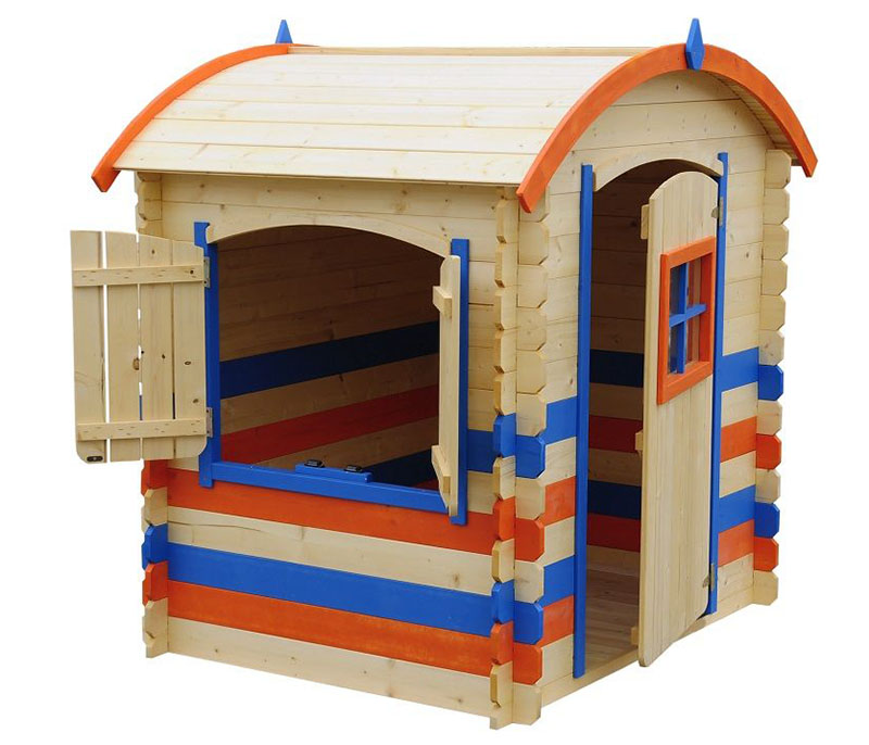 Деревянный игровой домик для детей PR-25