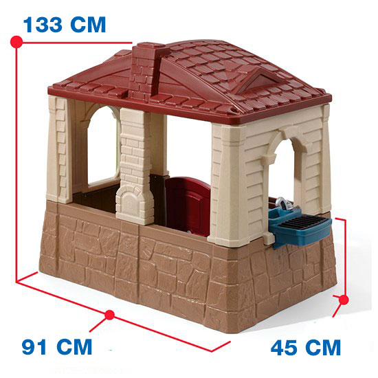 Детский игровой домик из пластика "Уютный домик" Step2 STP05
