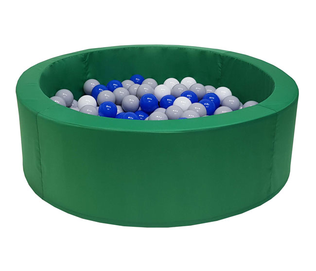 Круглый сухой бассейн однотонный, цвет в ассортименте 100х30х8 см ДУ10