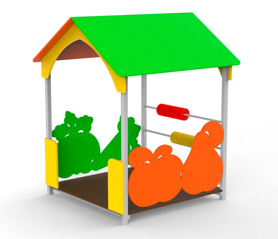 Игровой домик для детской площадки "Фрукты" АФ-36