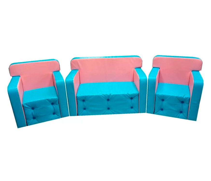 Набор детской мягкой мебели со столиком "Уют" ЛА219
