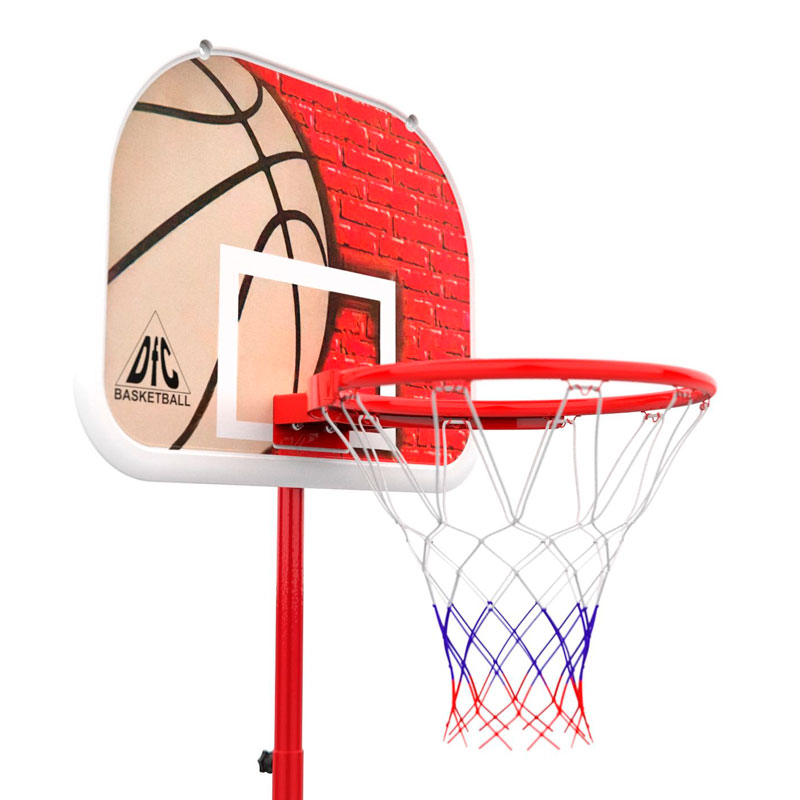 Детская мобильная баскетбольная стойка, щит из полиэтилена 41*33 см  ДР211