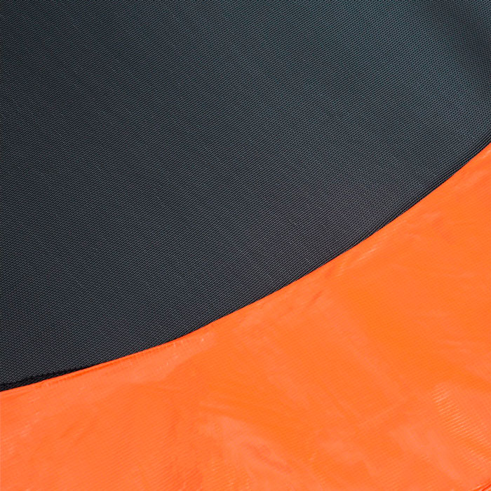 Батут для детей с сеткой KENGOO II 16FT D=488 см оранжево-черный DR-337