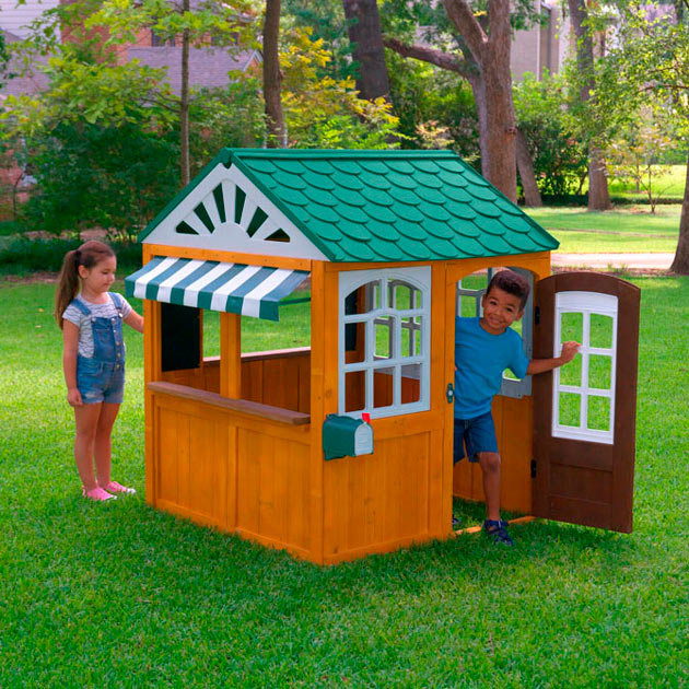 Детский деревянный домик для дачи PR-87