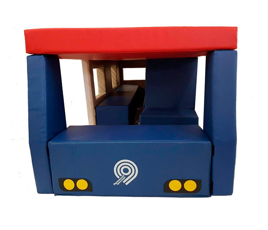 Игровой модульный набор "Поезд" 300х100х80 см АК-33