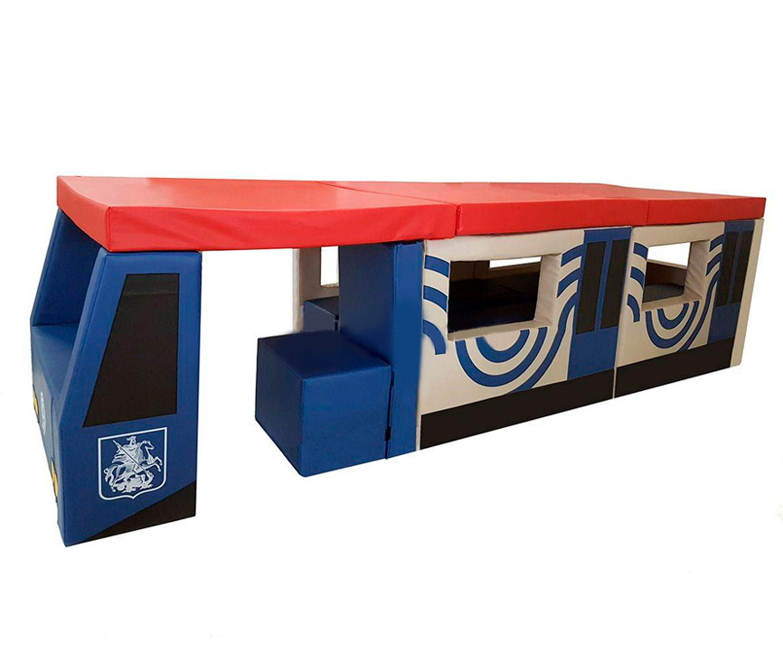 Игровой модульный набор "Поезд" 300х100х80 см АК-33