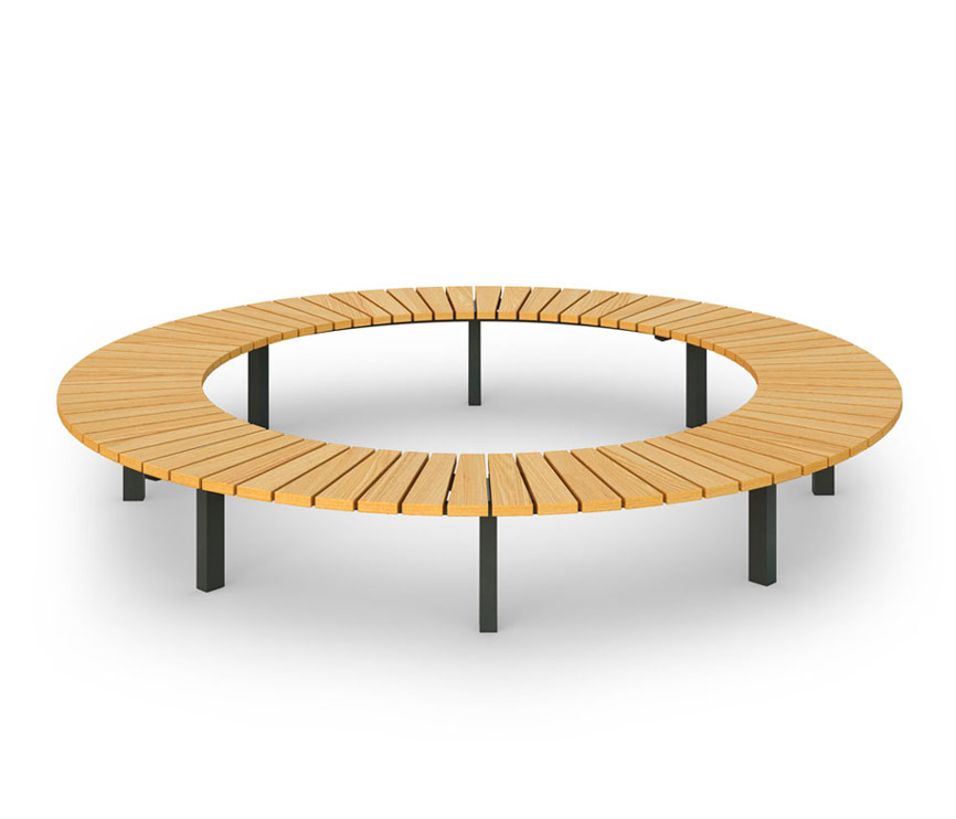 Скамейка Сити 0.39, длина 3000 мм, без спинки ДВ360