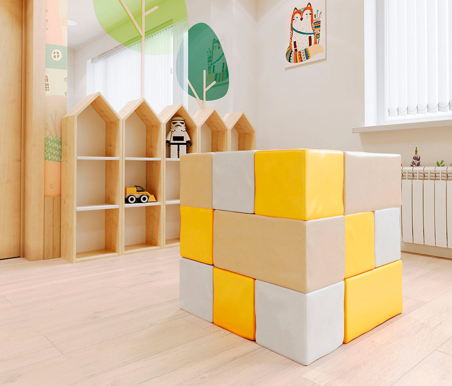 Конструктор из мягких модулей Тетрис VT-549