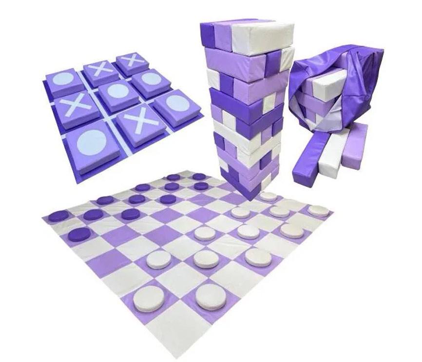 Набор мягких модулей для игровой комнаты "Шашки" ЛА666