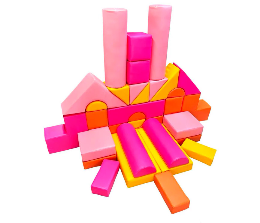 Набор мягких модулей для игровой комнаты "Городок" ЛА667