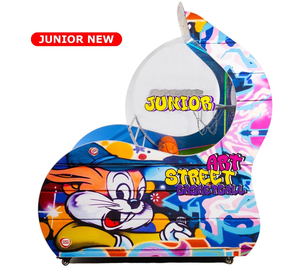 Игровой аппарат баскетбол детский (с заслонкой) "Junior NEW" IG-60