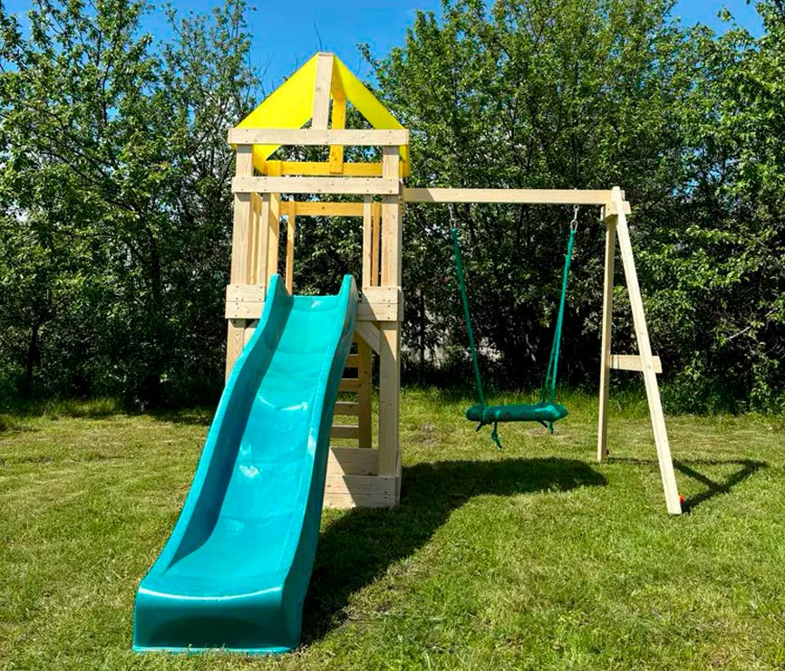 Детская площадка "Старт" с качелями-гнездом d = 60 см ВВ-53