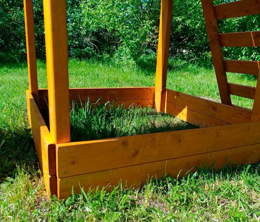 Детская площадка "Старт" с качелями-гнездом d = 60 см ВВ-53