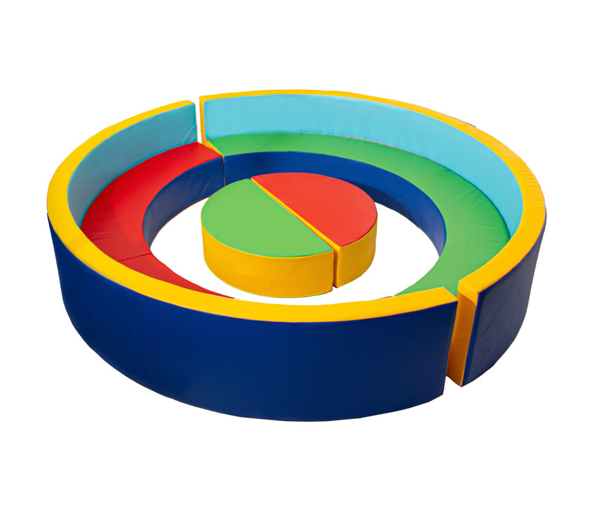 Мягкий модуль Диван полукруглый D = 200 см. НЛ114