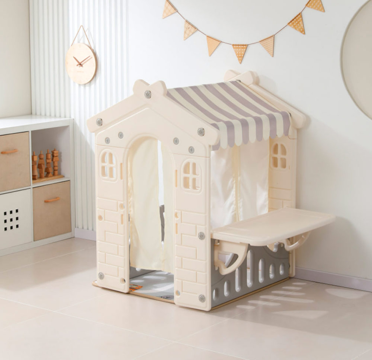 Комплекс домик игровой UNIX Kids "Домик-кафе" и баскетбольная стойка UN-30