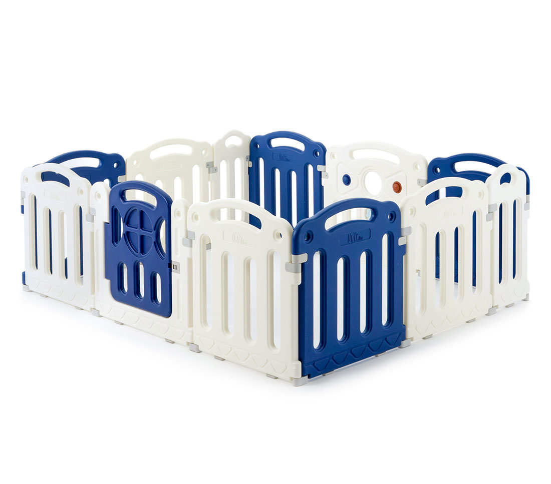 Манеж детский UNIX Kids "Классик", размер 160x180 см, цвет синий UN-19