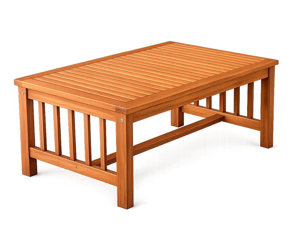 Набор садовой мебели из акации, диван, 2 кресла, стол ОГ-81