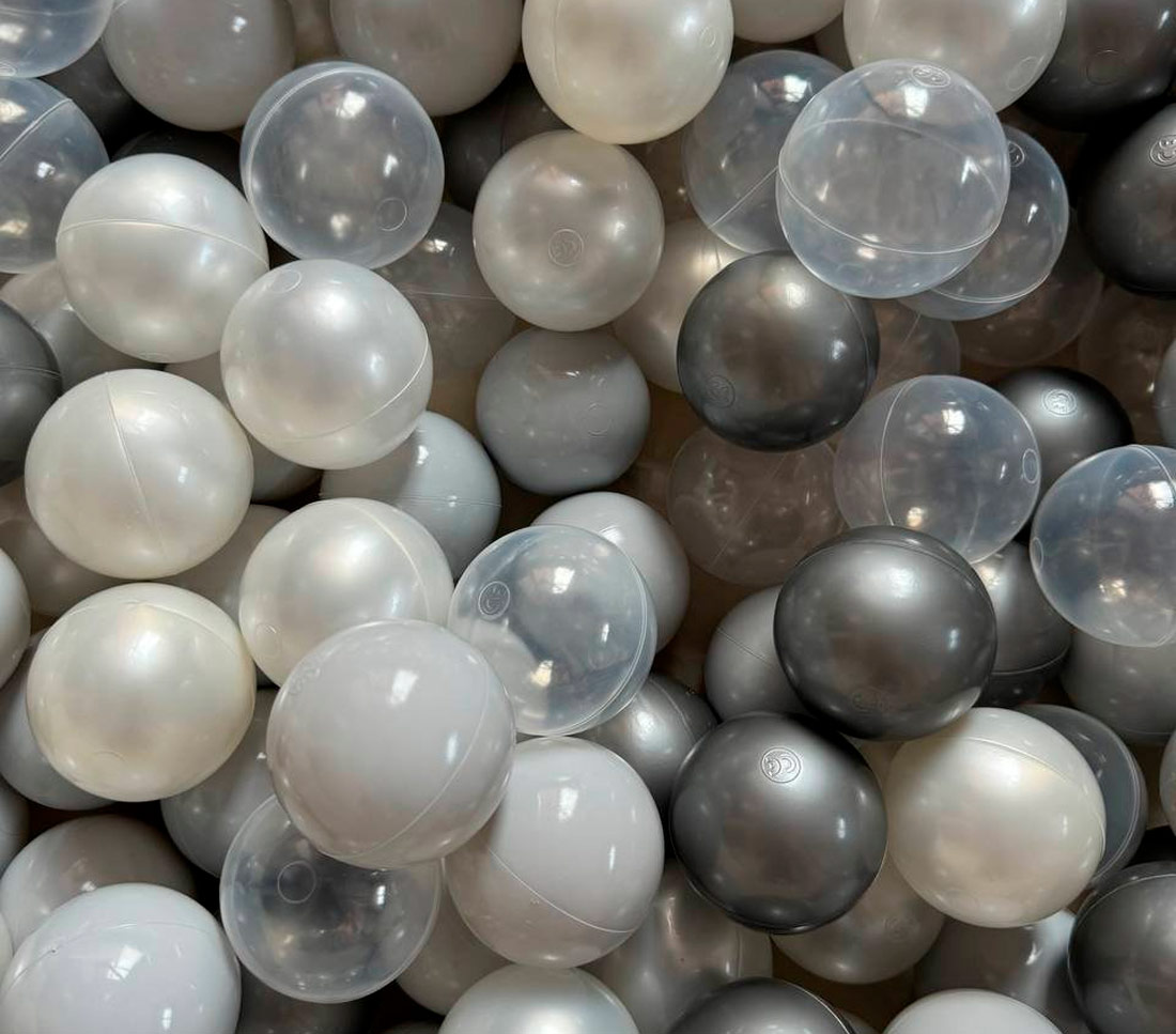 Комплекс домик игровой UNIX Kids "Океан" и сухой бассейн "Океан" (100 см) с шариками UN-33