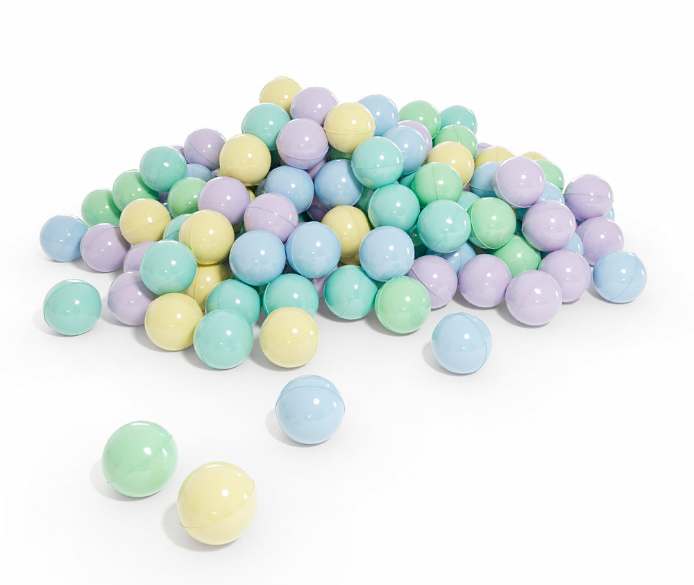 Набор шариков для сухого бассейна 150 шт, цвет зефир микс PA837