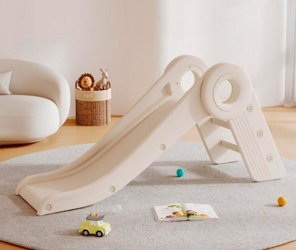 Домик детский "Casa Bianca" и горка "Bambino", цвет белый VT-554