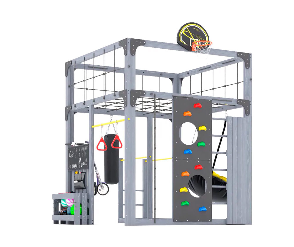 Игровой комплекс для подростков Савушка КУБ-1 (цвет серый) СВ-64