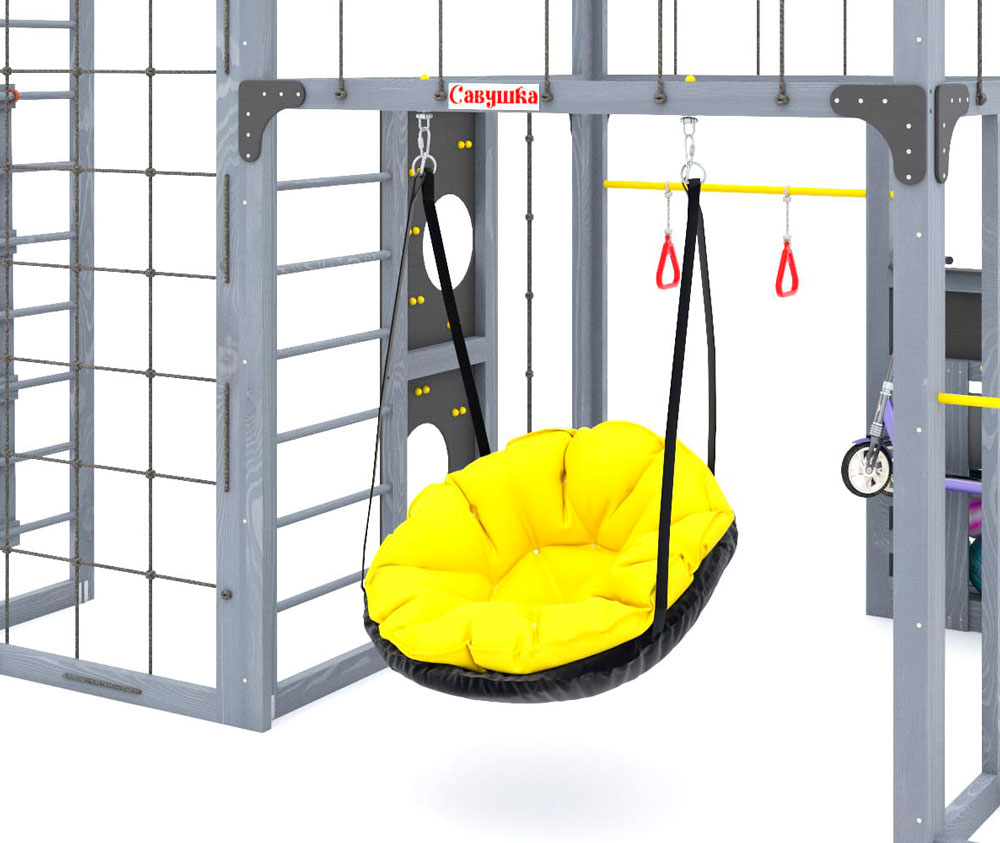 Спортивно-игровой комплекс для подростков Савушка КУБ-2 (цвет серый) СВ-67