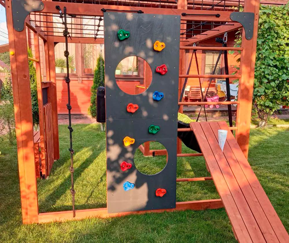 Игровой комплекс для подростков Савушка КУБ-1 (цвет махагон) СВ-63