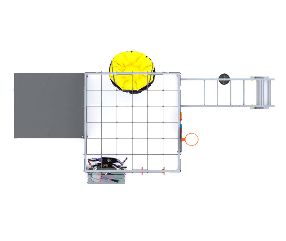 Спортивно-игровой комплекс для подростков Савушка КУБ-4 (цвет серый) СВ-69