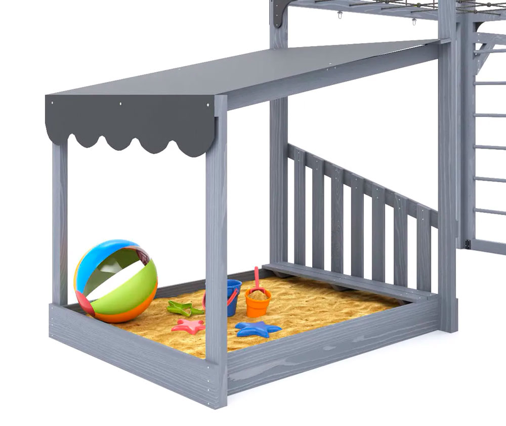 Спортивно-игровой комплекс для подростков Савушка КУБ-4 (цвет серый) СВ-69