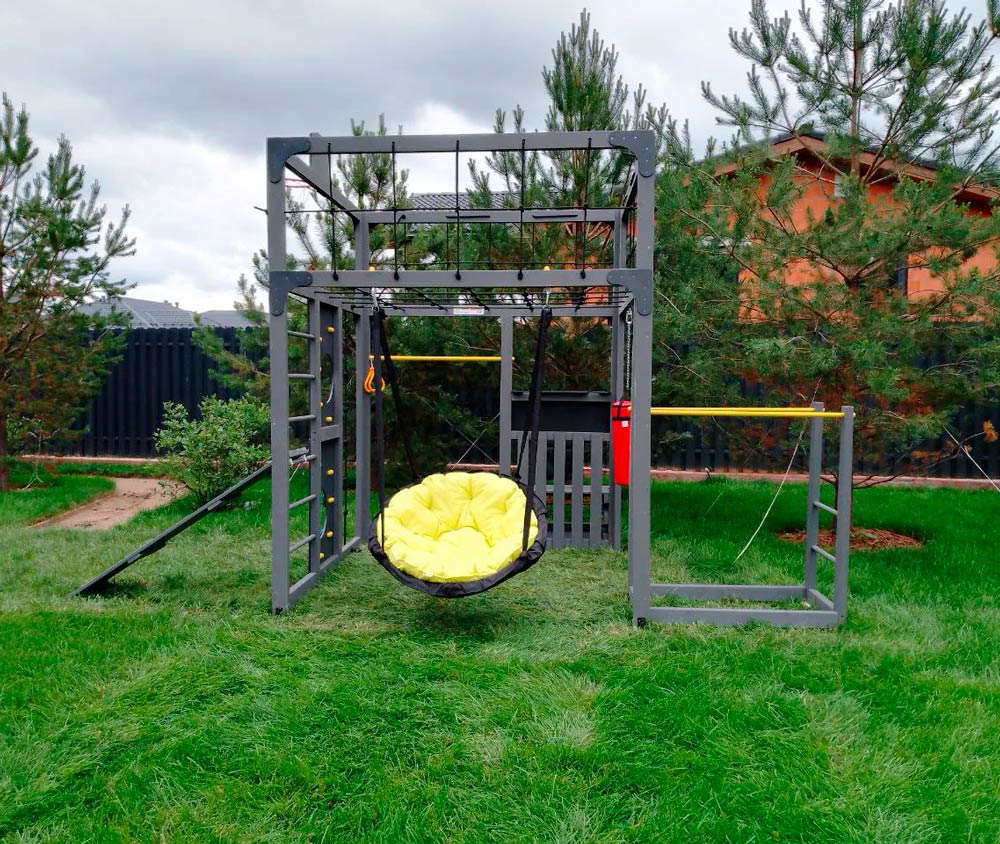 Спортивно-игровой комплекс для подростков Савушка КУБ-1 (цвет серый) СВ-64