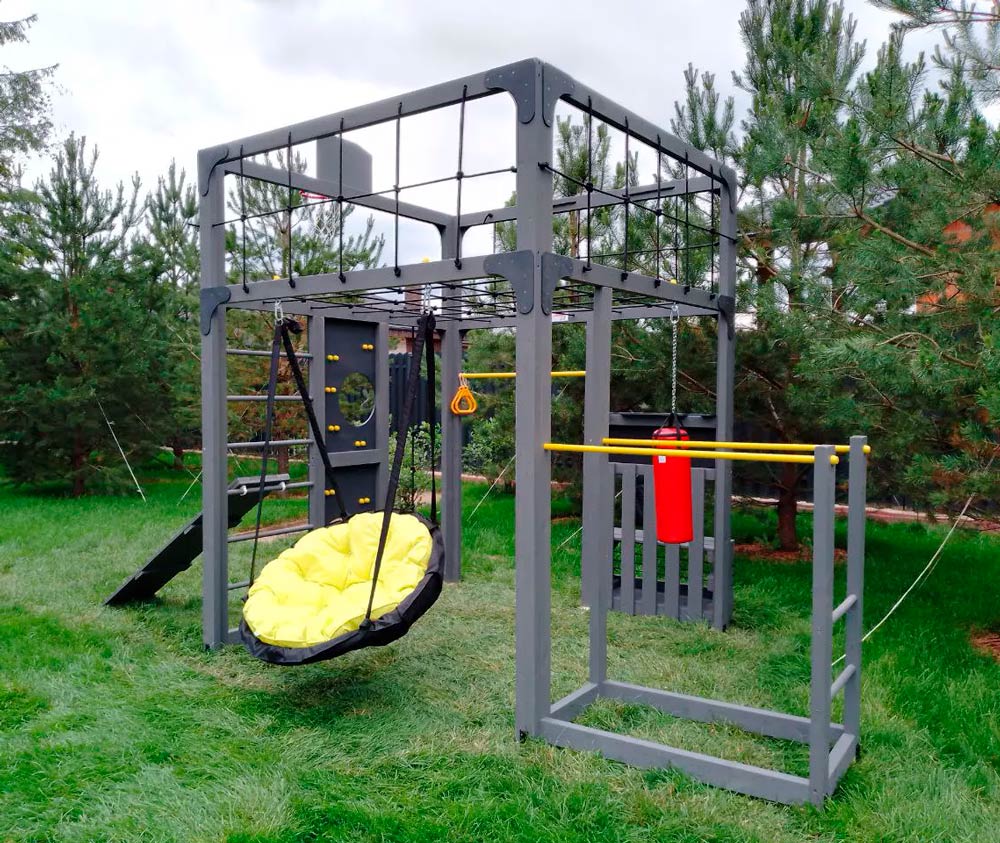 Спортивно-игровой комплекс для подростков Савушка КУБ-1 (цвет серый) СВ-64