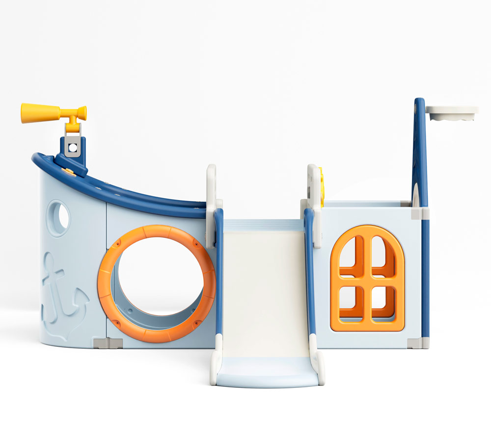 Игровой комплекс UNIX Kids "Пират", цвет синий UN-03