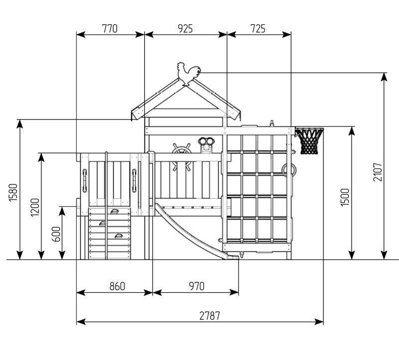 Игровой комплекс Савушка Baby club 7 СВ-59