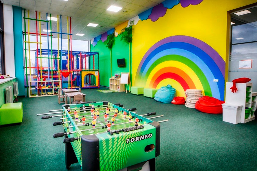 Детская игровая комната в фитнес-клубе