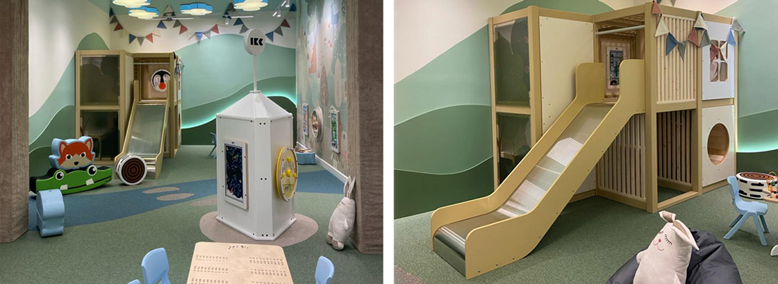 Детская игровая комната в ресторане