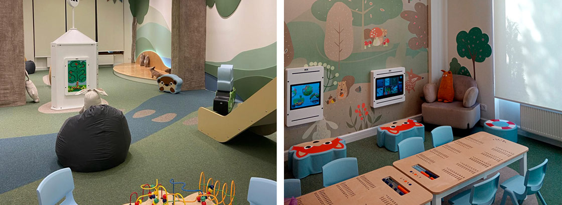 Детская игровая комната в ресторане