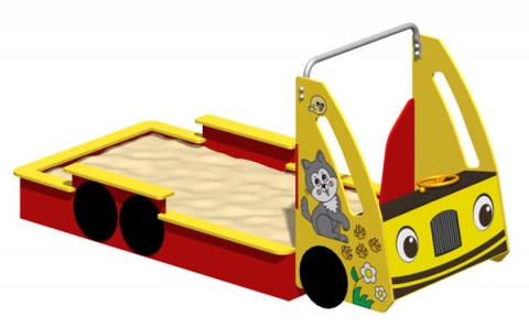Песочница-машинка для детской площадки 496РА
