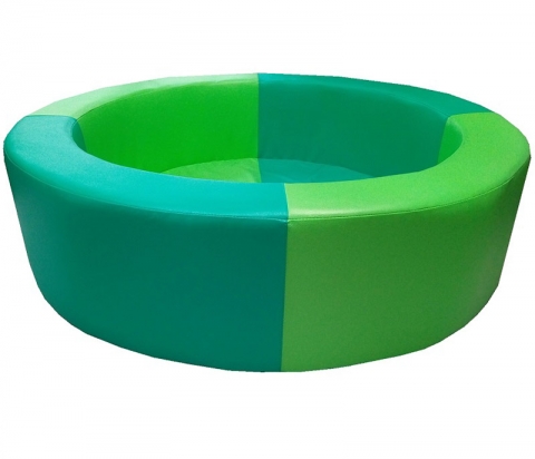 Сухой бассейн круглый H40, D120-200 см, зеленый/салатовый ЛА35