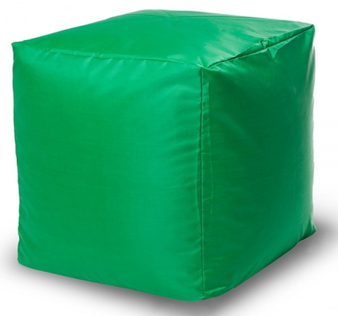 Мягкое кресло для детей Кубик 55*55 см, зеленый ЛА57