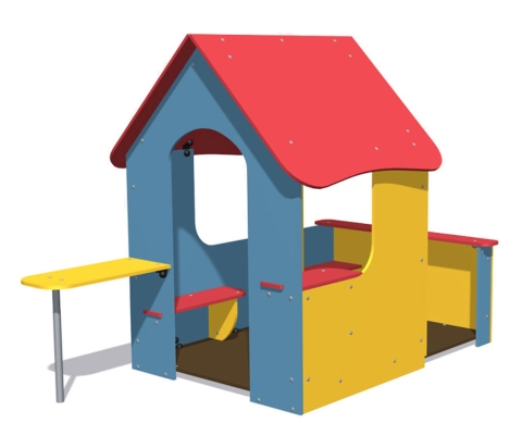 Игровой домик для детской площадки РА468
