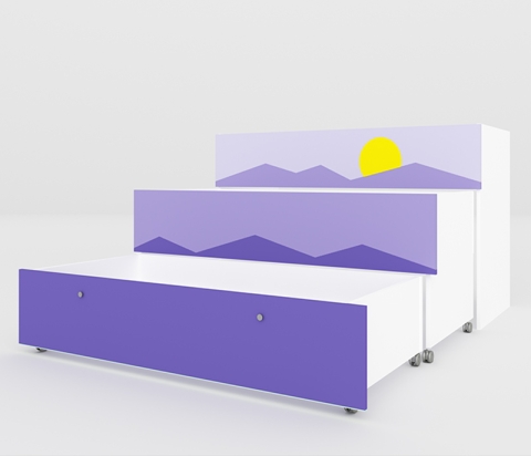 Кровать детская «Весенний закат» УМ-67