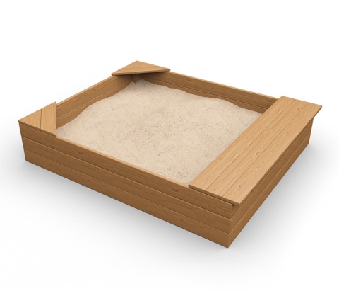 Песочница деревянная "Браво" 1,2х1,4м BB-19