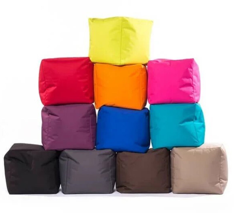 Бескаркасный засыпной пуфик "Кубик" 55*55 см  ЛА55 