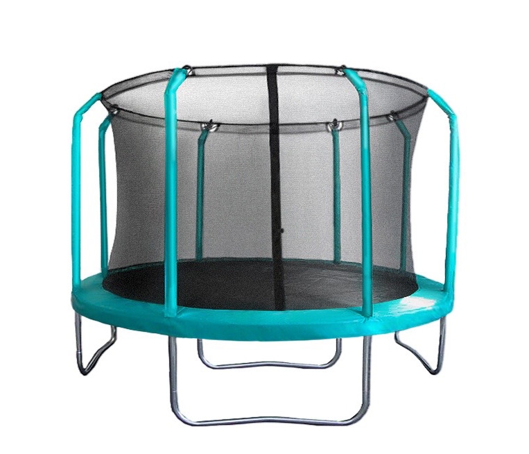 Детский батут с защитной сеткой для улицы Perfetto Sport d=300 cм зеленый VT-193